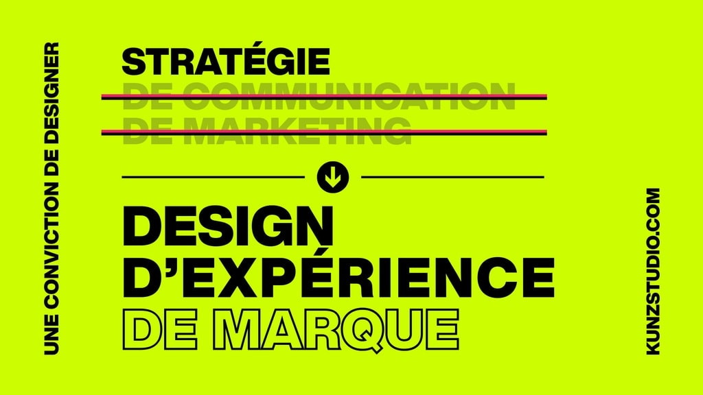 Design d'expérience de marque, une conviction de designer, kunzstudio.com