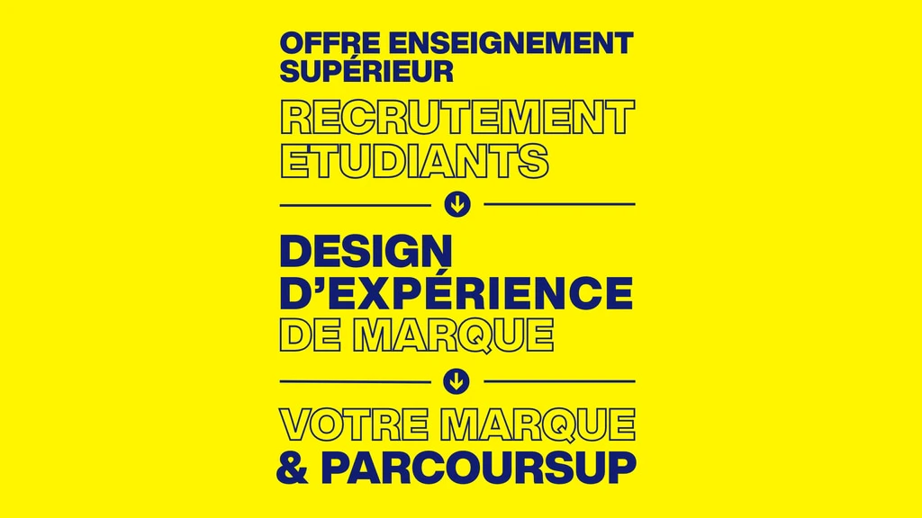 Offre Enseignement Supérieur - Parcoursup - Sébastien Kunz Studio